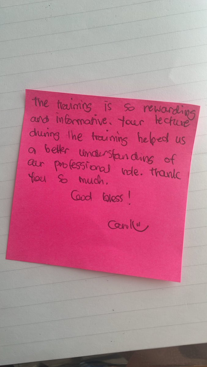 spiderhookph's tweet image. Appreciation note from our participant.

Thank you!!!!☀️

#spiderhooklearning #spiderhook #EmpowertoTransform #Feedback