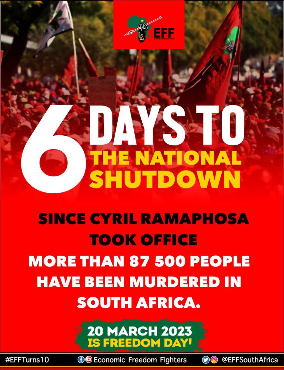 FloydShivambu's tweet image. No amount of political greed will satisfy the hungry masses! It’s Now or Never South Africa! Enough is Enough! #NationalShutDown will go ahead to rescue ourselves from puppets of imperialism! No retreat!