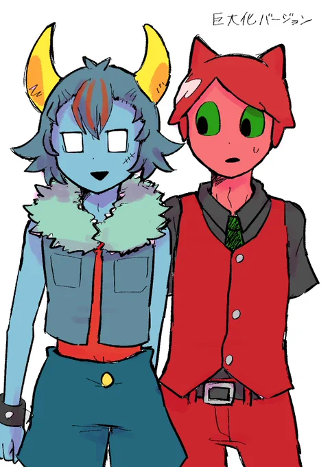 擬人化力クさんと巨大化仏ラさん 