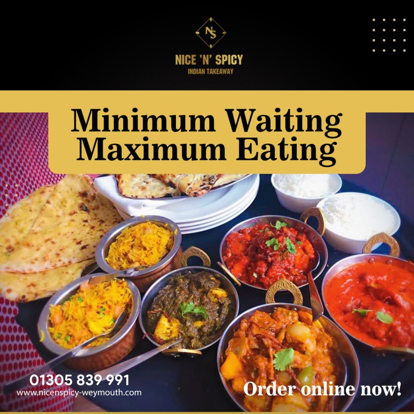 NiceN_Spicy's tweet photo. Piping hot curries are delivered right to your doorstep with our fast delivery service. 🥘👌

Order online now! 📲        

🏨 176 Dorchester Rd, Weymouth, DT3 5HU
📞 01305839991
🌐 https://t.co/pKHkXyhyyc

#nicenspice #fastdeliveryservice #bestfood #indianfood #weymouth #nearme https://t.co/4y1wpFkeyN