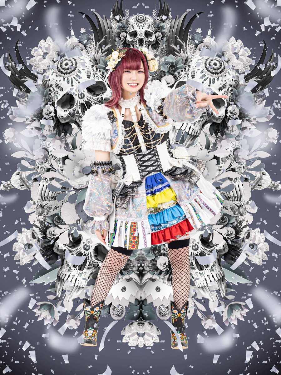 「#これを見た人は無言で白黒の画像を貼る各アイドルグループの白&amp;黒のデザイ」|カズシフジイ-ENISHI-のイラスト