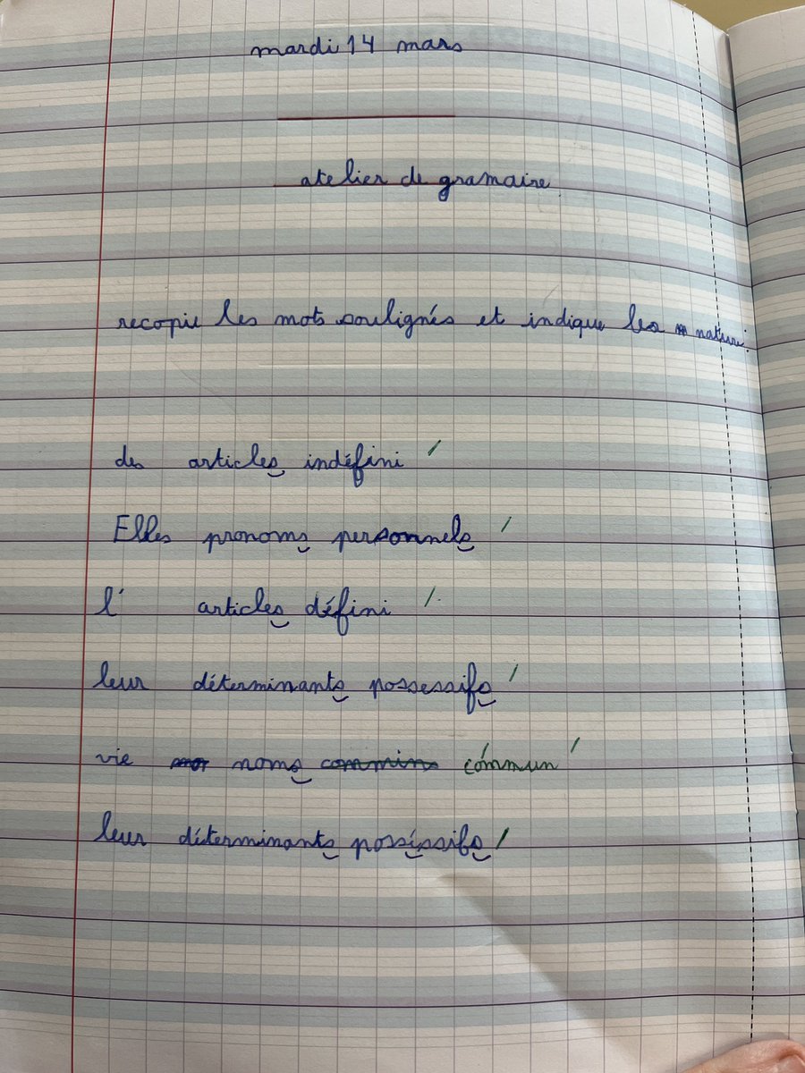 Charivari1's tweet photo. La magie du cahier Gurvan, chez @EditionsMdi (oui c’est bien le même élève de CM1, avec la même application, à quelques jours d’intervalle) https://t.co/eethcFLbXw