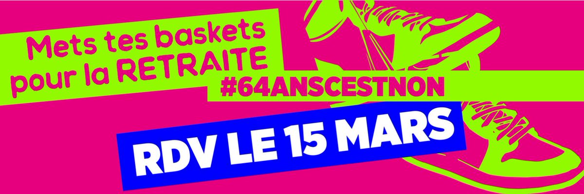 LaurentBerger44's tweet photo. Demain est un jour important pour battre en brèche cette réforme injuste. La mobilisation des travailleurs doit interpeller les parlementaires. Soyons nombreux dans les rues. #64ansCestNON #15Mars https://t.co/g0Bh1AIS9G