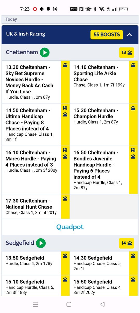 Jimerwin1978's tweet photo. @SkyBet No placepots being offered by @SkyBet !!!!; https://t.co/WLEAm8YN2P