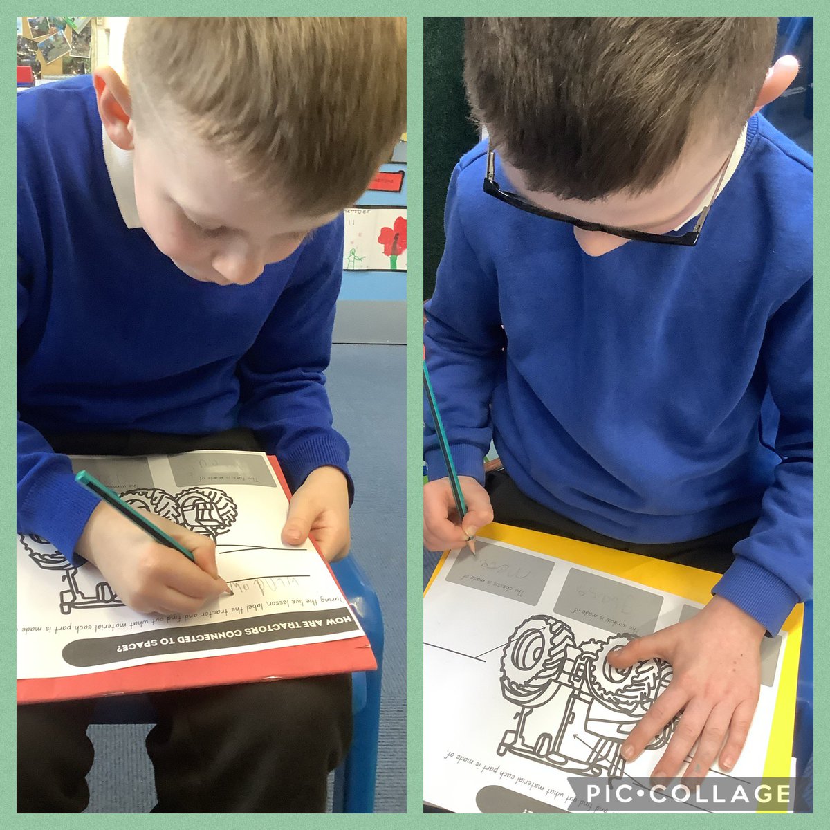 RPS_Willows's tweet photo. Willows are so excited to find out about tractors for #BSW23 with @NFUEducation. The boys have been plant sprayers and have just directed the tractor to the shed! A farm trip definitely needs to be planned. #RiversideScienceSquad #ScienceWeekUK @Riverside_Pri #AlwaysARiversider https://t.co/3WCU8TPGXk