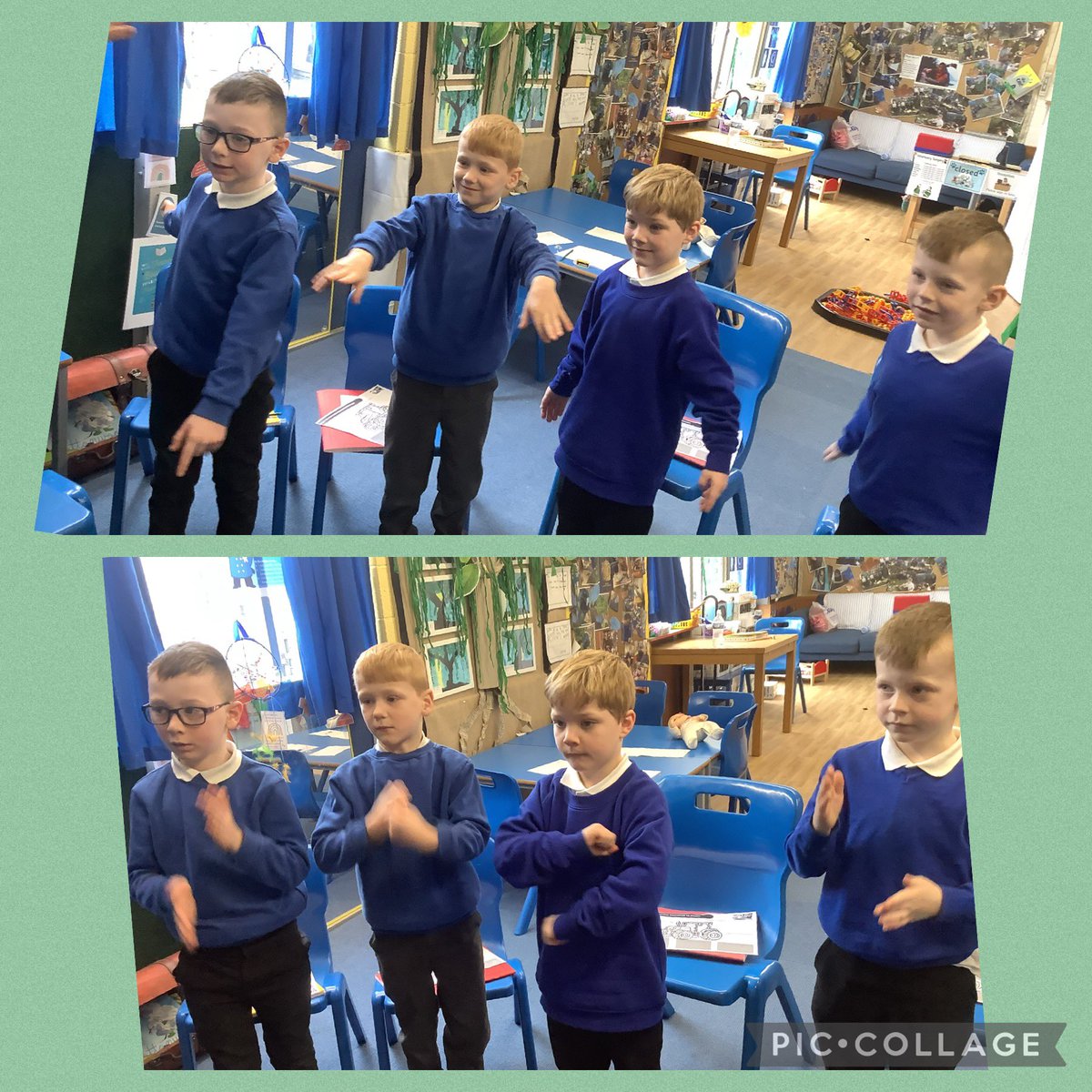 RPS_Willows's tweet photo. Willows are so excited to find out about tractors for #BSW23 with @NFUEducation. The boys have been plant sprayers and have just directed the tractor to the shed! A farm trip definitely needs to be planned. #RiversideScienceSquad #ScienceWeekUK @Riverside_Pri #AlwaysARiversider https://t.co/3WCU8TPGXk