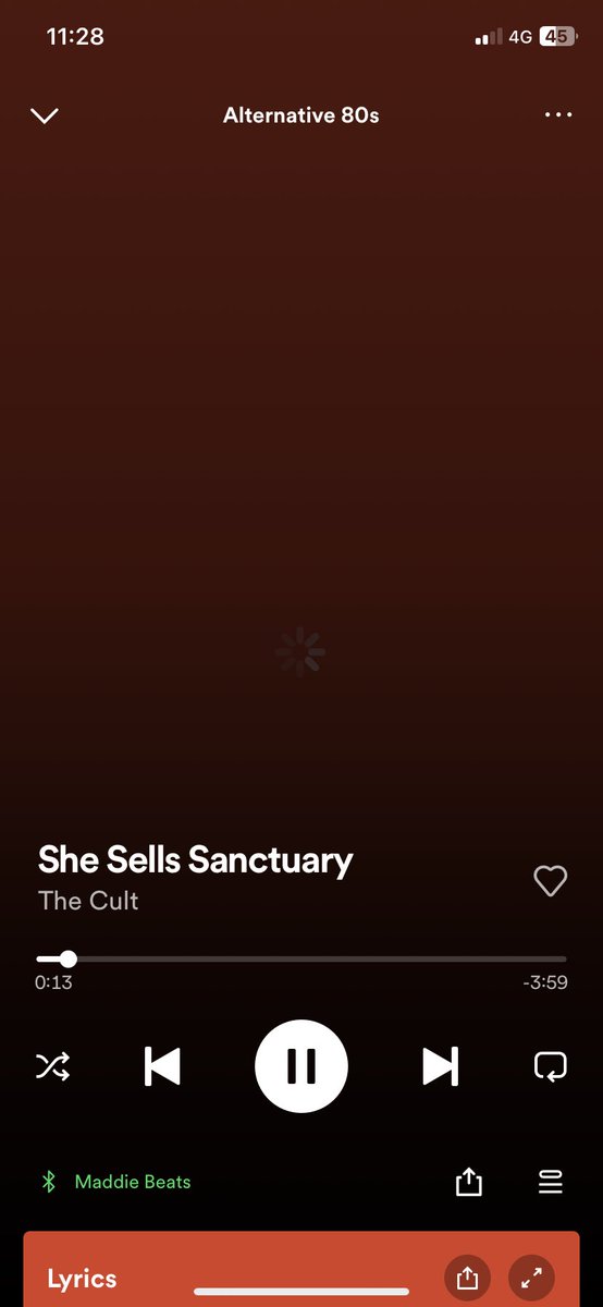 Oh the heads that turn. Make my back burn #shesellssanctuary #thecult