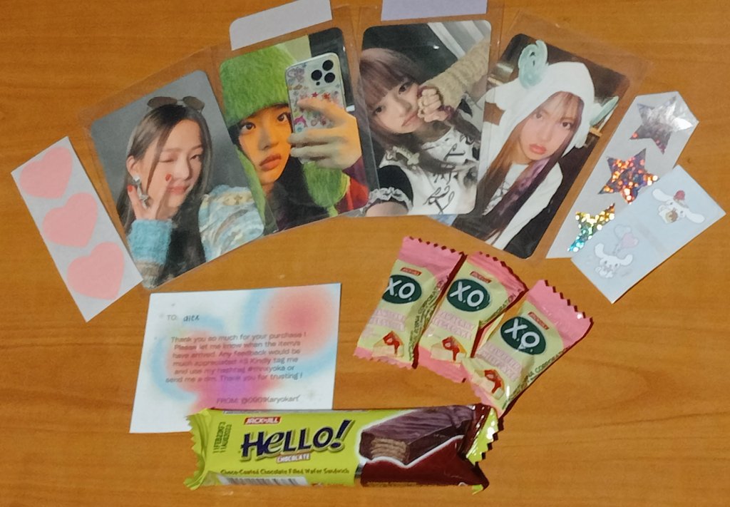 leoscaart's tweet photo. — 🦁💌  [#colektorsmail] || [#thnxyoka]

Yaaaay, thank you so much @0901karyokart for accommodating all of my requests 🥺🤍 Glad to have bought these pcs from you!! vvv recommended ^^ ♡ ～('▽^人) https://t.co/KCKQnMWM3P