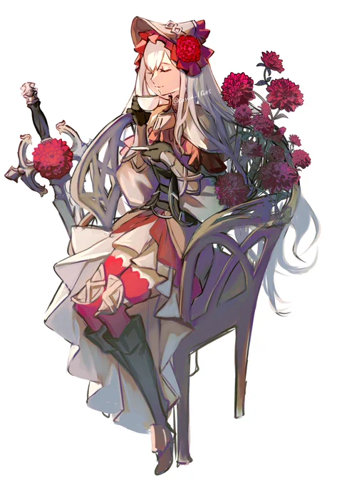 #ホワイトデーは銀髪白髪を愛でる日白髪スキー 
