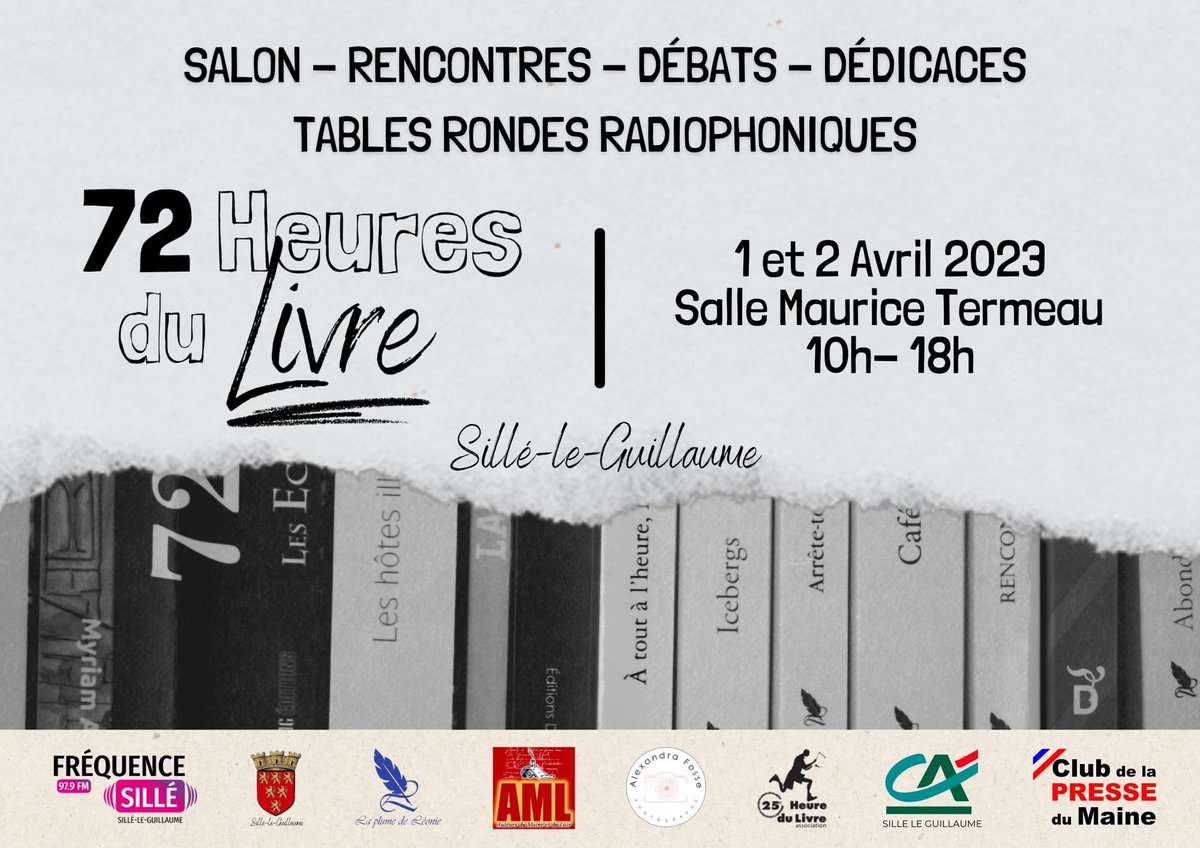 FosseWil's tweet photo. Les 72h du livre seconde édition c’est bientôt ;) https://t.co/ve61T1ETKz