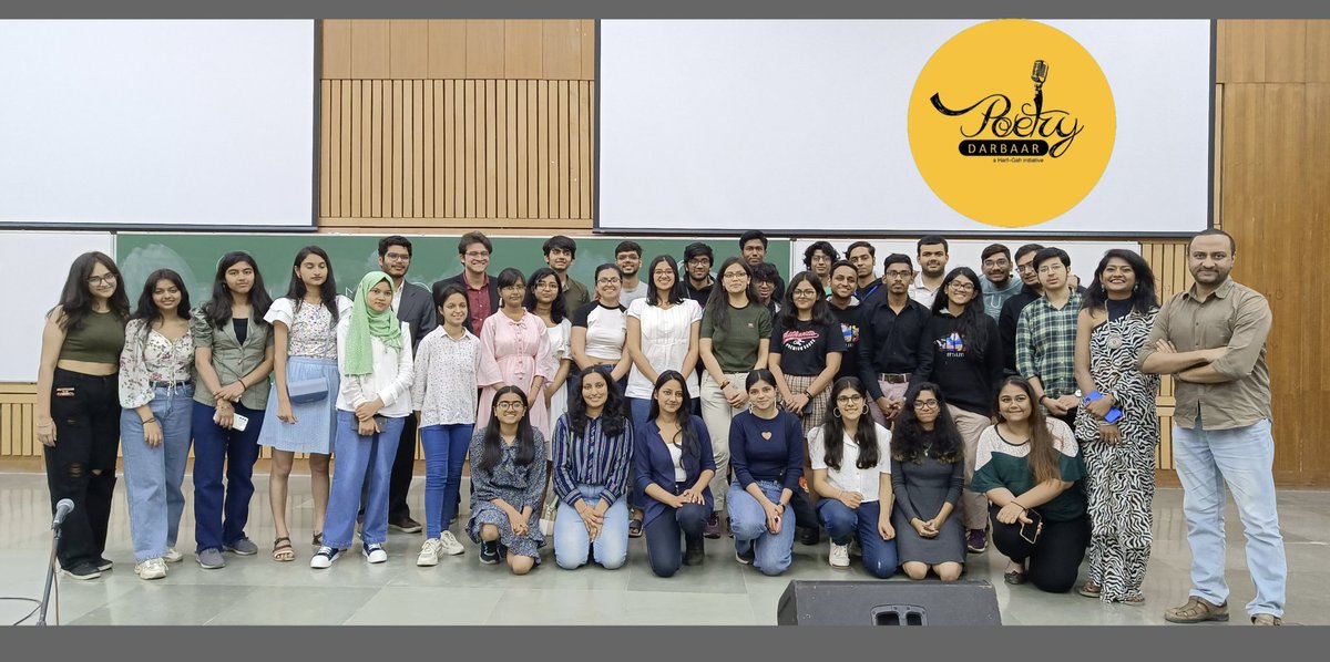 PDarbaar's tweet photo. Thank you #IITDelhi  for inviting @PDarbaar  at the fest to judge the slam.   #poetrydarbaar  #delhipoetryevents https://t.co/KAtzgIUhap