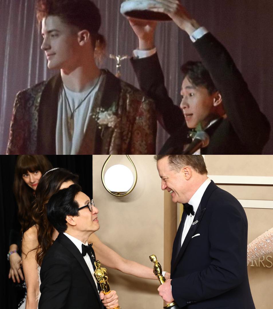 IamRahul0504's tweet photo. ❤️#Oscars #Oscars2023 #BrendanFraser #KeHuyQuan https://t.co/CXfl4ETmUm