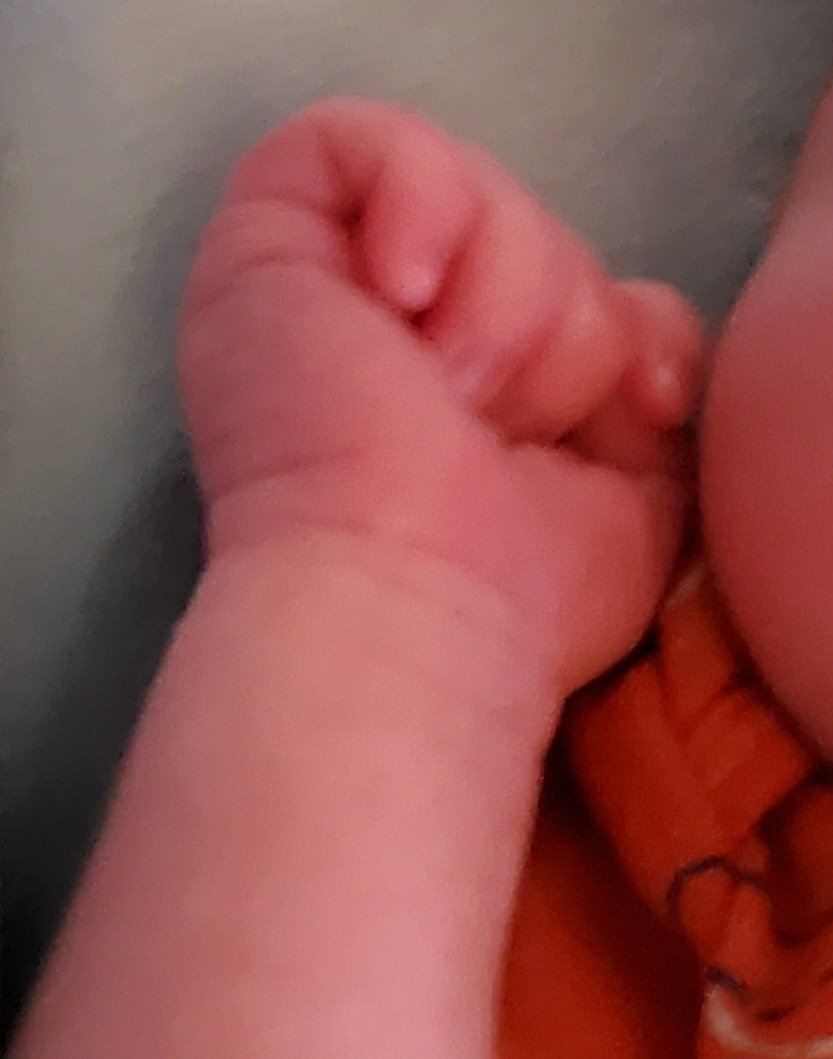 Jemado11's tweet photo. I'm almost never on here anymore, but I had to share the update that little baby boy was born on 2/28! Mom and dad are exhausted, but super happy. We operate in a daze most of the time, but bottles get made, diapers are changed, and lots of snuggles are given 💙 https://t.co/2Wu4704mWF