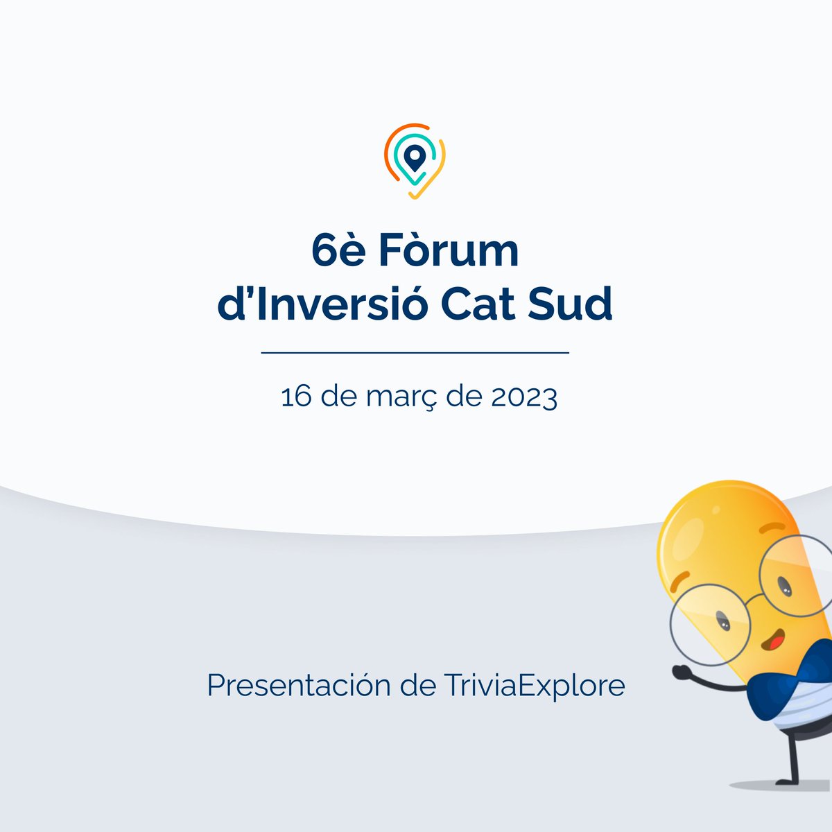 triviaexplore's tweet photo. ¡Empieza la aventura! El próximo Jueves 16 de Marzo, estaremos presentando TriviaExplore en el 6è Fòrum Inversió Cat Sud, que se celebrará en la Sala Genius del Palau de Fires i Congressos de Tarragona. https://t.co/h9OzQam6EE