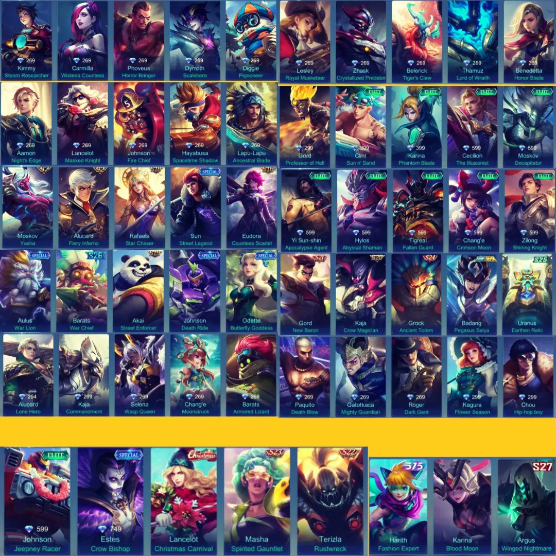 JUALBELIAKUNML's tweet photo. JUAL AKUN MOBILE LEGENDS TERMURAH > UNTUK FULL SS BISA DI SLIDE / MAU BERTANYA² TENTANG AKUNNYA TERLEBIH DAHULU BISA WA NOMOR DIBAWAH❗
~
NOTE :❗SEMUA AKUN YANG SAYA JUAL DISINI LENGKAP DENGAN EMAILNYA ❗
#MLBBIND #JESSNOLIMIT999 #JUALAKUNML #jualbeliakunmlbb #jubelml #jualmurah https://t.co/6qdMZtP3U3
