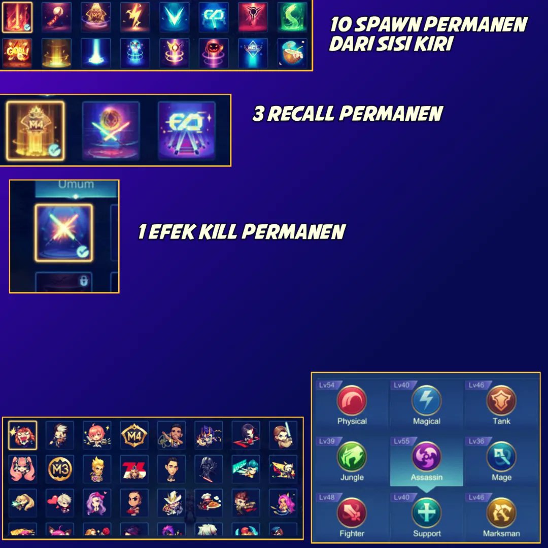 JUALBELIAKUNML's tweet photo. JUAL AKUN MOBILE LEGENDS TERMURAH > UNTUK FULL SS BISA DI SLIDE / MAU BERTANYA² TENTANG AKUNNYA TERLEBIH DAHULU BISA WA NOMOR DIBAWAH❗
~
NOTE :❗SEMUA AKUN YANG SAYA JUAL DISINI LENGKAP DENGAN EMAILNYA ❗
#MLBBIND #JESSNOLIMIT999 #JUALAKUNML #jualbeliakunmlbb #jubelml #jualmurah https://t.co/6qdMZtP3U3