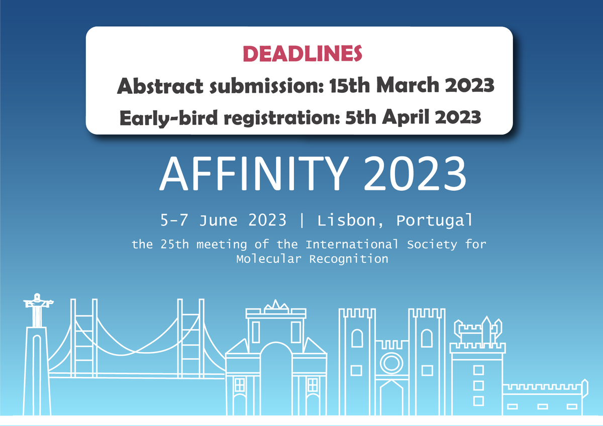 The deadline for abstract submissions for #affinity2023 is approaching. Make sure to submit your abstracts by 15th March. Don't miss out on the #opportunity to #share your #research and #network with fellow experts in the field.  #callforabstracts 
ℹ️affinity2023.com