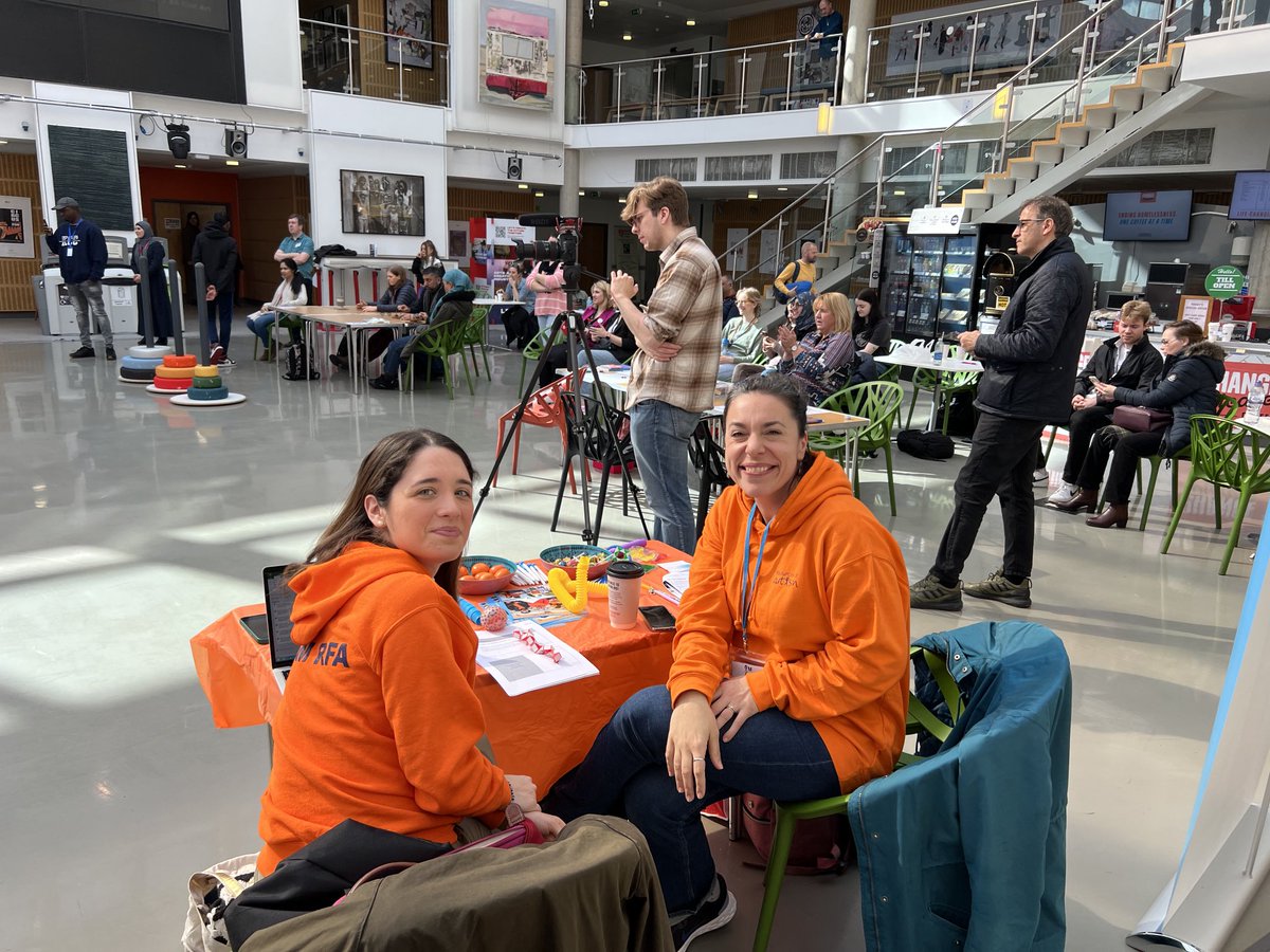davidwdirector's tweet photo. Fun and Success with Neurodiversity - MDX Event on now in our Grove Atrium. Lots of stands and info.  It is BUZZING !!    ⁦@mdxuninews⁩ ⁦@MiddlesexSU⁩ ⁦@MDXFilmTVAcSoc⁩ ⁦@NCWeek⁩ @adhd. https://t.co/ofn1ruZrlt