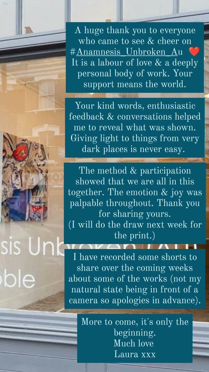 lauraannnoble's tweet image. Huge thanks to everyone who supported &amp;amp; shared during #Anamnesis_Unbroken_Au it&apos;s just the beginning. I was overwhelmed with amazing reactions, conversations &amp;amp; love 💚 #AceSupported #CreativityMatters 
My method is growing &amp;amp; already bearing fruit. I can&apos;t hope for more.