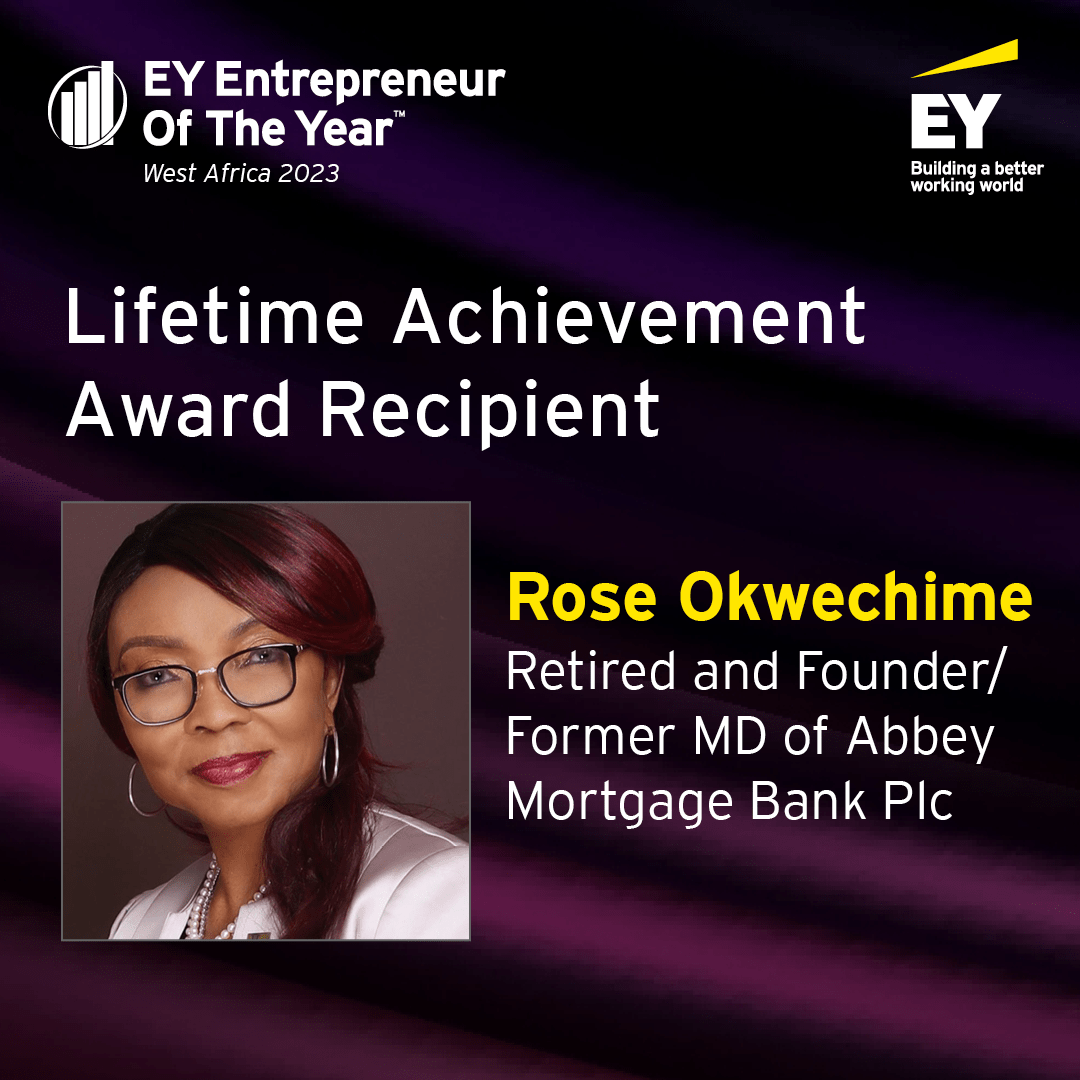 RoseOkwechime's tweet photo. Thank you for this award @EYnews @EY_Africa it’s a real honour at this time https://t.co/JmbsT8uuZH
