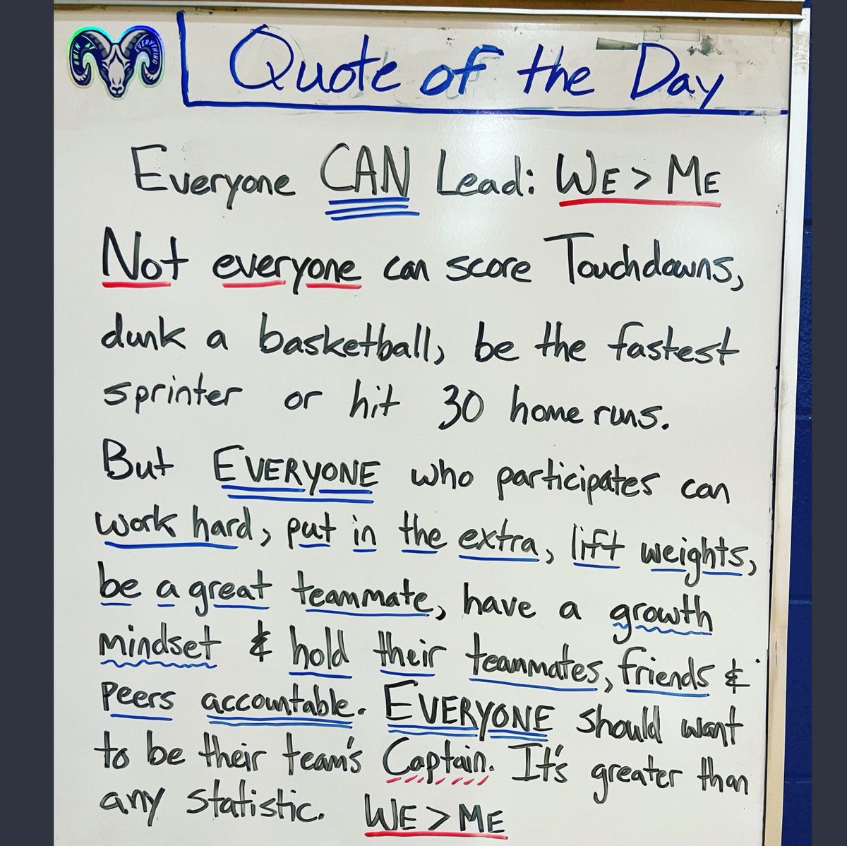 PlainedgeFootb1's tweet photo. Great message here! https://t.co/0UqVBXBwN9
