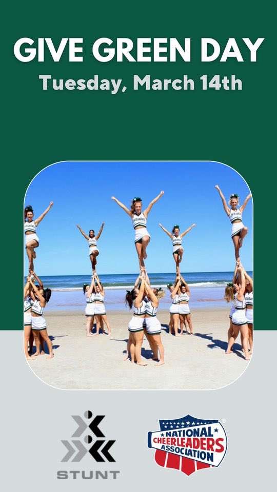 ShannonLazovski's tweet photo. Today is Give Green Day! Help send the MSU Cheer & STUNT team to Daytona Beach, FL & Dallas, Texas! Every little bit helps these girls reach their destinations! ππ€
Learn more here: https://t.co/ujgzGJuKOk
#NCA2023 #msucheer #msuallgurlcheer #stuntthesport https://t.co/u7qAFk5E3t
