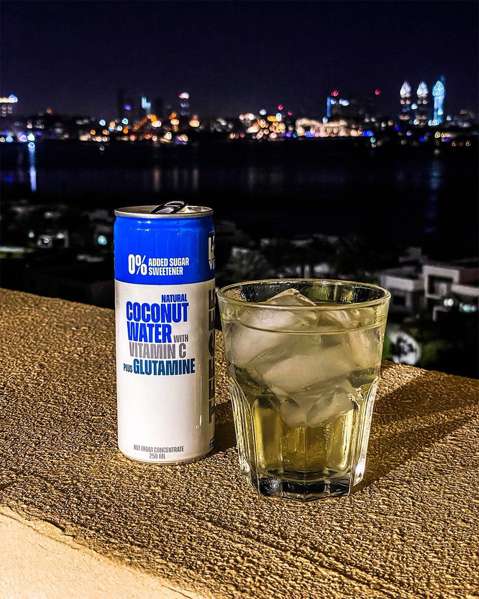 TEEGEE_Vitality's tweet photo. Night Skyline + Pure Coco = The Perfect Date!
#teegee #teegeevitalitywater #purecoco #coconutwater #glutamine #vitaminc #plantbased #vegan #nighttime #skyline #nightsky #eveningview #eveningvibes #perfectdate #nightskyline #datenight https://t.co/CchMP6GFhA