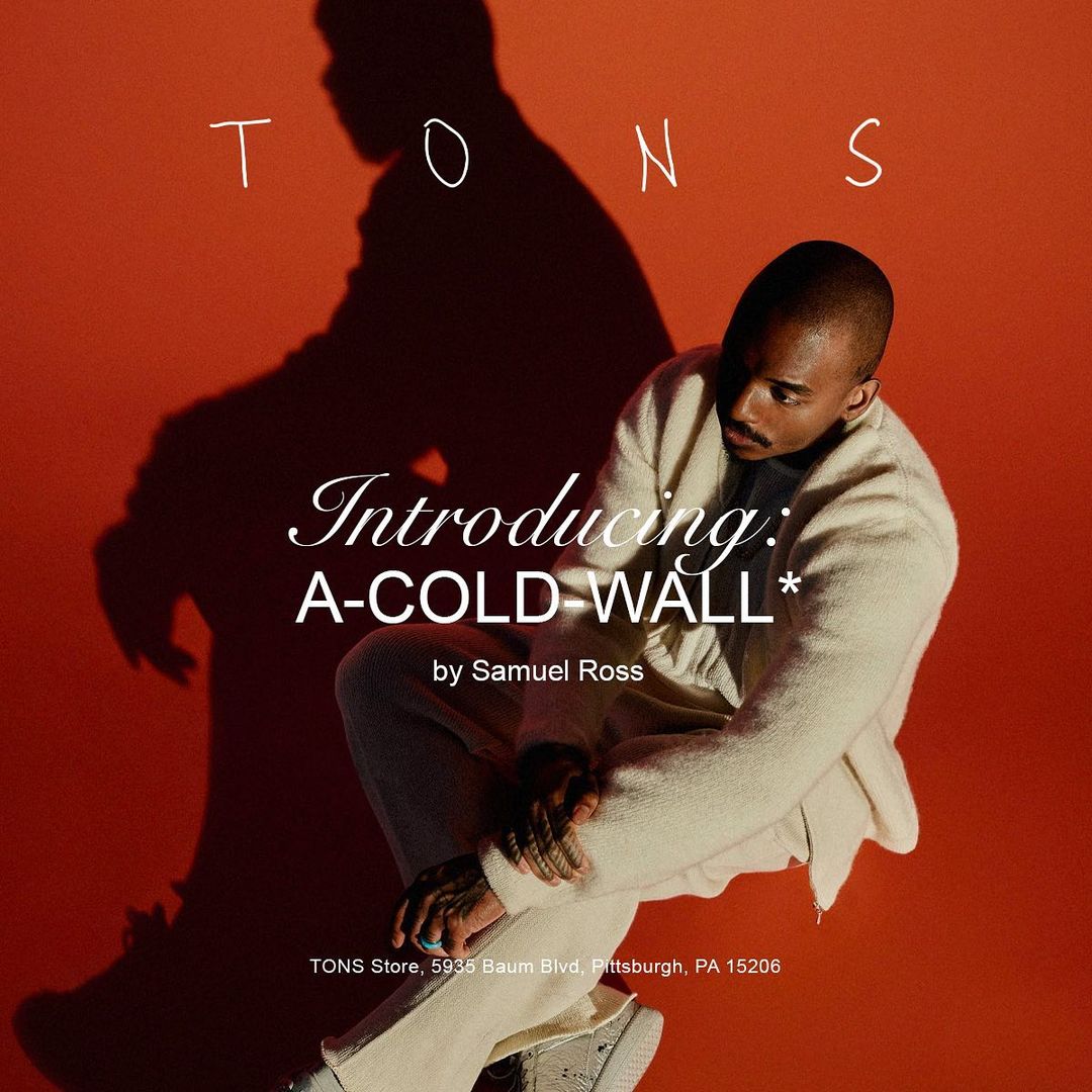 tons_pgh's tweet photo. Introducing: A-COLD-WALL* by Samuel Ross. The brand is available at TONS exclusively in Pittsburgh - https://t.co/eOOe0RbpOh

#tons_shop #acoldwall https://t.co/TALSU2UvhO
