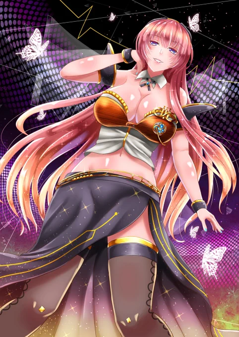 2017年作「V4X LUKA」ルカさん15周年まであと322日!#15周年まで過去絵365日巡音ルカ #巡音ルカ 