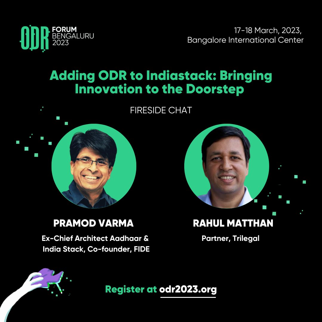 Fireside Chat at the #ODRForum2023🚀 by @pramodkvarma @matthan | March 18, 11:30 AM Register at odr2023.org⚡