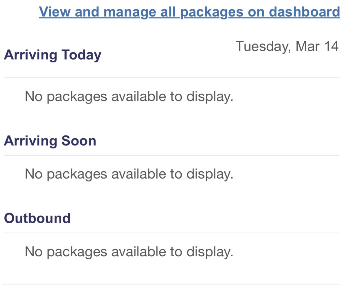 ACamanelli's tweet photo. Wwwhhhaaatttt???
#NoPackages https://t.co/wmSAuV9V9a