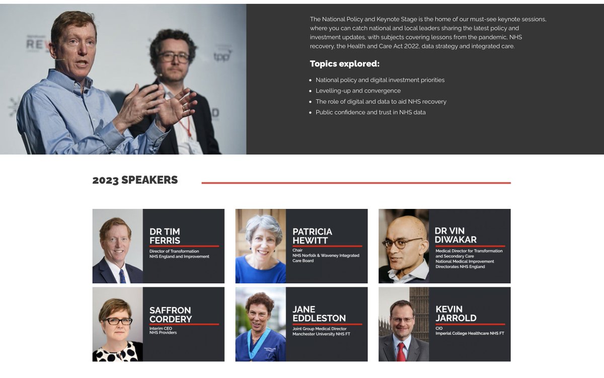 genome_digital's tweet photo. The #Rewired23 'National Policy and Keynote Stage'.
Topics explored:
💡National policy and #digital investment priorities
💡Levelling-up and convergence
💡The role of digital and data to aid #NHSrecovery
💡Public confidence and trust in #NHSdata
#NHS #healthcare #digitalhealth https://t.co/Wef6Cvm3sX