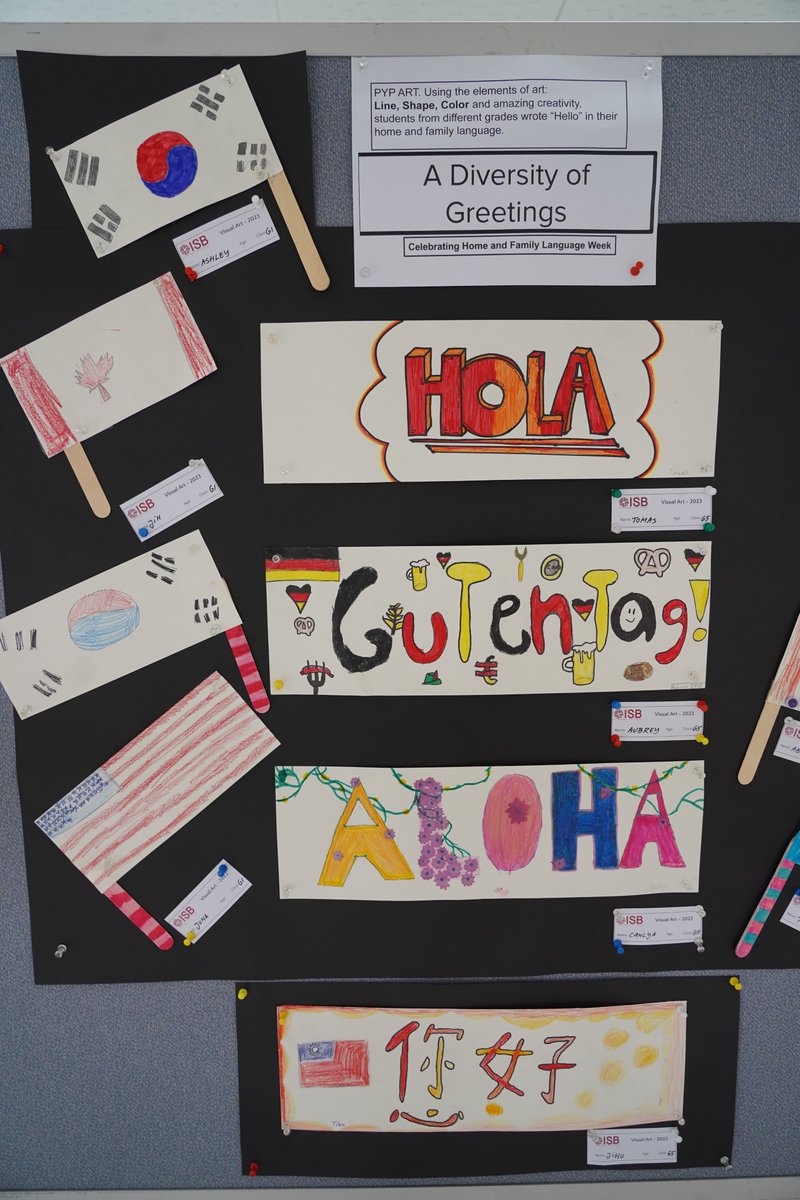 ed_simona's tweet photo. A Diversity of Greetings in various languages, colors, lines and unique expressions. @ISBLearning https://t.co/pEmB2LTnnQ