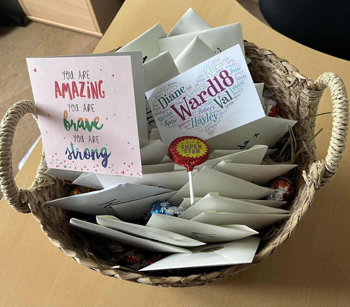 fiona gaskell (@fiona_gaskell) on Twitter photo Why come to St John’s? Here is why - this basket of personal cards and grifts was put together by two inspirational nurses who wanted to let their colleagues know they were appreciated #kindness #family #thatsteamstjohns <a href="/AgnesRitchie10/">Agnes Ritchie</a> <a href="/LothianSjh/">SJH_Lothian</a> <a href="/gillian_mcauley/">Gillian McAuley 💜</a> Why come to St John’s? Here is why - this basket of personal cards and grifts was put together by two inspirational nurses who wanted to let their colleagues know they were appreciated #kindness #family #thatsteamstjohns <a href="/AgnesRitchie10/">Agnes Ritchie</a> <a href="/LothianSjh/">SJH_Lothian</a> <a href="/gillian_mcauley/">Gillian McAuley 💜</a>