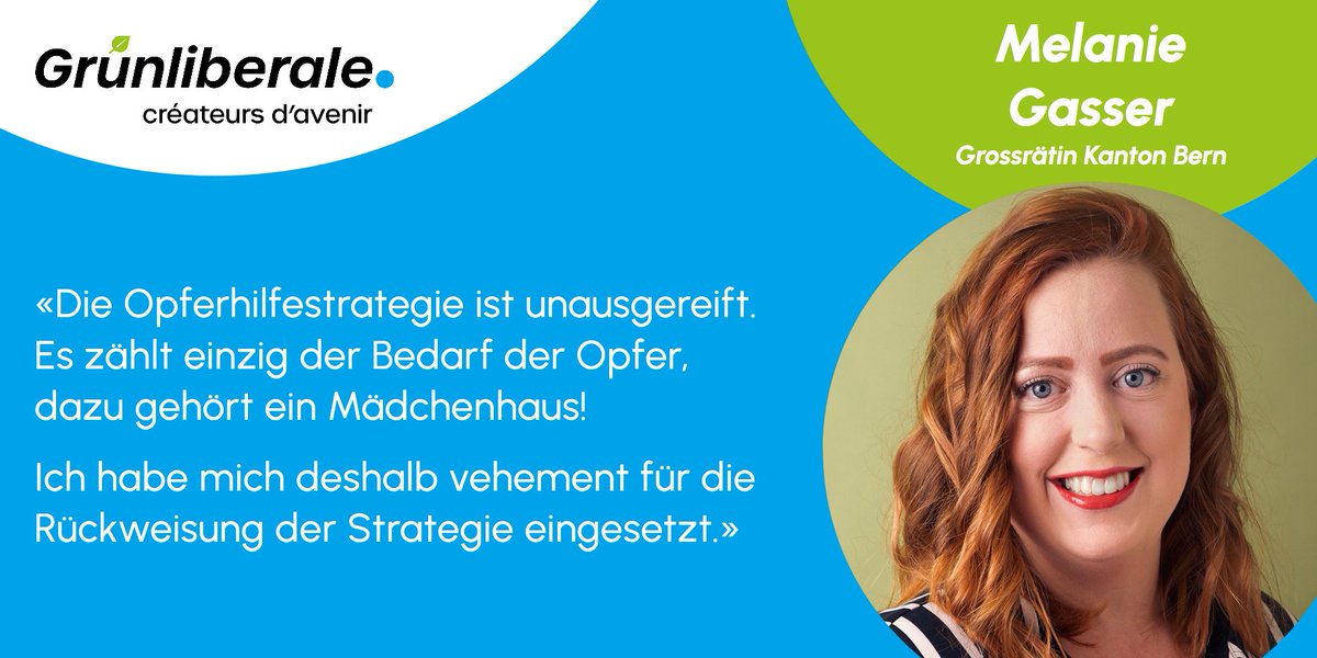 Für die Grünliberalen ist die neue Opferhilfestrategie unausgereift. Anstelle eines Fokus auf die Opfer, legt der Regierungsrat grosses Gewicht auf den Migrationsbereich und die Täterarbeit. 

Zur Medienmitteilung: bit.ly/3ldo7z0
