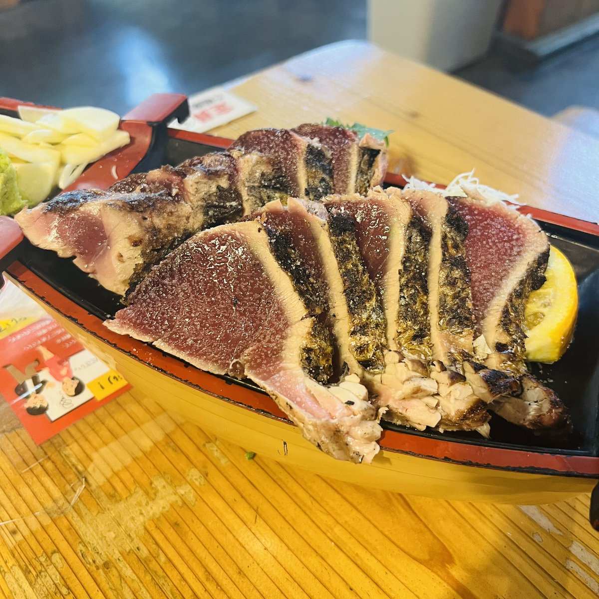 MirurunT's tweet photo. カツオ食べてきました🐟 https://t.co/o0wHYR8ECq