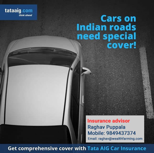 NAdsxcell's tweet image. Get comprehensive Cover with Tata Aig car insurance.
for more details call:9849437374.
#comprehensivecover #tataaigcarinsurance #car #specialcover #insuranceadvisor