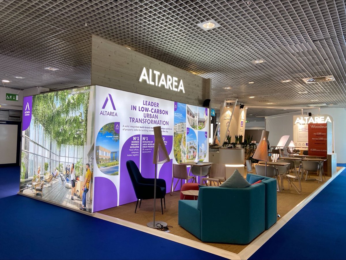 altarea_groupe's tweet photo. La #TeamAltarea est au #MIPIM2023 !
📍Rendez-vous Hall Riviera 7 sur notre, stand éco-conçu R7/B12, jusqu’à vendredi pour rencontrer, échanger avec nos équipes et découvrir nos projets emblématiques ! @MIPIMWorld https://t.co/OzUlSvuQgc