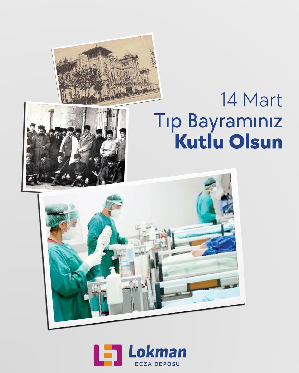 LokmanEcza's tweet photo. Geçmişten geleceğe... Tüm sağlık çalışanlarının 14 Mart Tıp Bayramı kutlu olsun! https://t.co/37urAHrY6t
