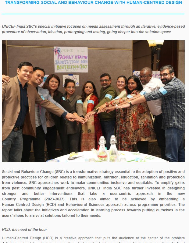 sidbshrestha's tweet image. Human Centred Design, Behavioural Insights, Unique champions of Community Engagement, Badshah of Biryani and more... It’s all there in our latest edition of #BehaviourChangeMatters #SBCWorks