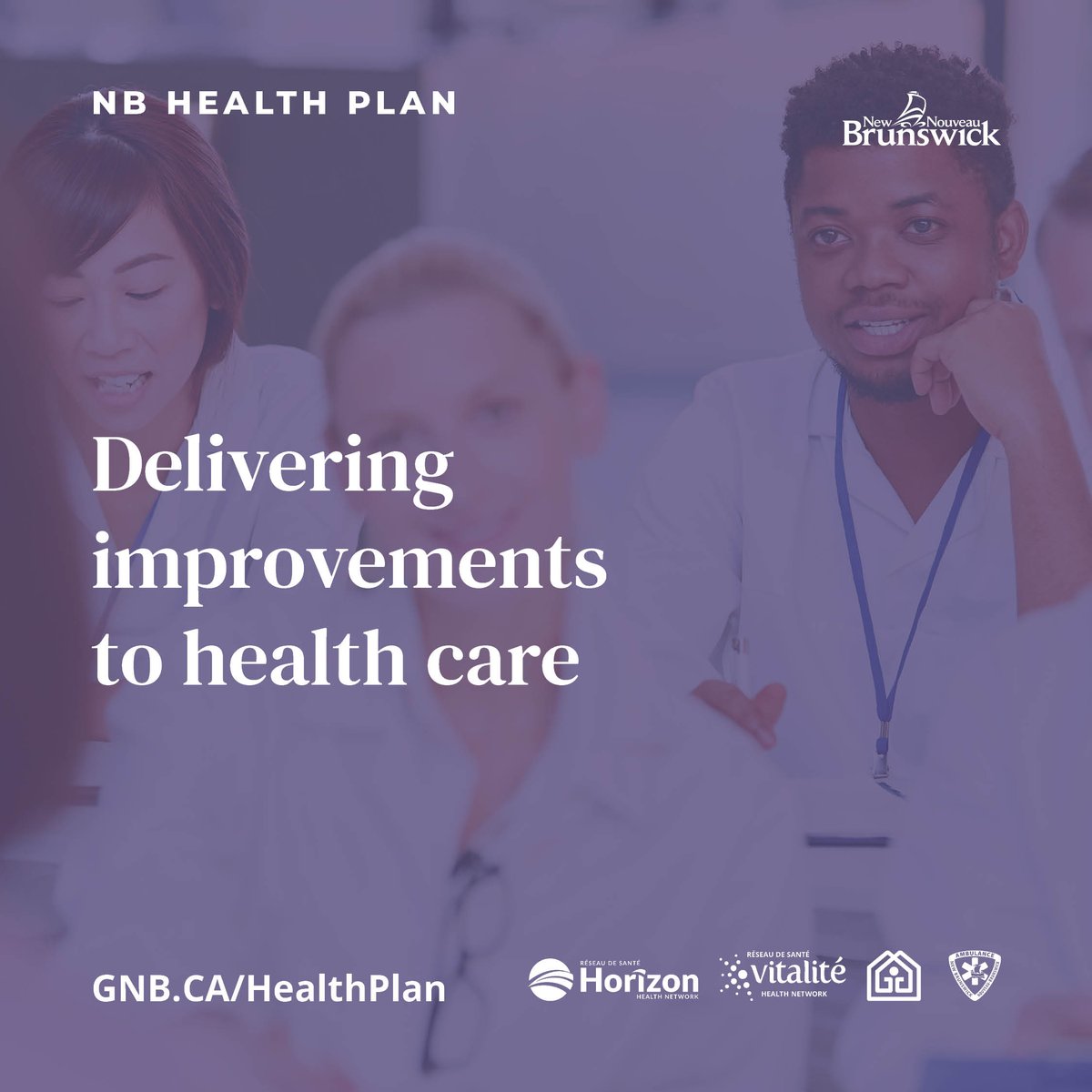We are prioritizing the training and recruitment of doctors to strengthen our health-care system. We now have 28 medical seats available to train doctors at l’Université de Moncton.