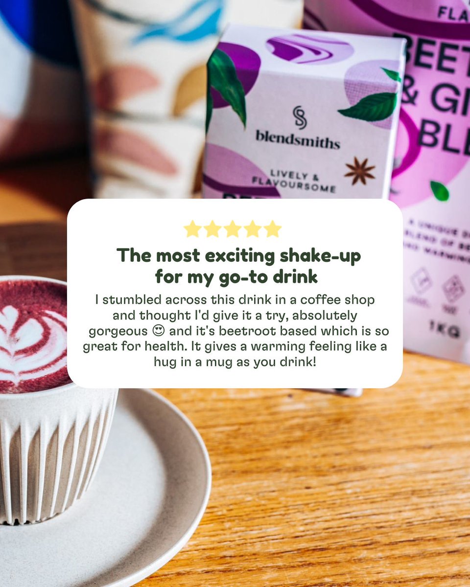 “What would life be if we had no courage to attempt anything?”– Vincent Van Gogh

From "smooth, spicy, creamy" to "liquidised Red Velvet Cup Cake", the Beetroot Blend's flavour profile wows so many. 

Have you given it a try? 

#Craftedforthecurious #Blendsmiths #Beetroot #Vegan