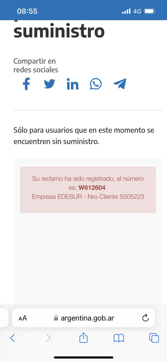 goligoli's tweet photo. Y que hago con mi nro de reclamo @OficialEdesur ? Me lo enrollo… https://t.co/WHGnioU144