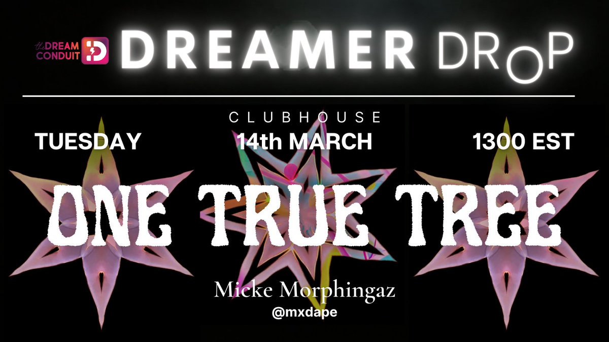 LiannaAdams's tweet photo. CHECK.. CHECK..
#ONETRUETREE are you ready for this?!

#DreamerDrop w/ @mxdape  today at @TheDreamConduit  .

Details ⬇️    #Web3 #NFT #MusicNFT #Web3Community #NFTDrop #NFTCollector https://t.co/uyT85Hrzsu