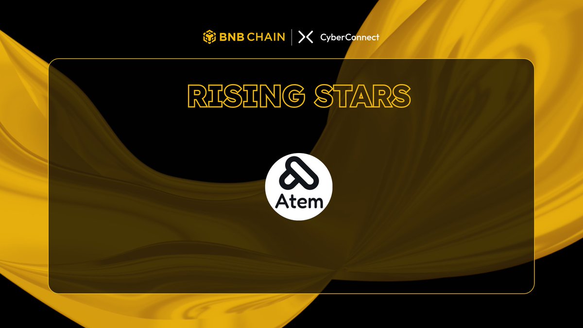 🥳We are excited to be ranked on top of “rising stars” projects in social Hackathon by <a href="/BNBCHAIN/">BNB Chain</a>  and <a href="/CyberConnectHQ/">(Deprecated) CyberConnect</a> !

🪙 To celebrate this prize, we are now hosting a series of events. 

Sync you content from Twitter and earn rewards!

👇👇👇
🔗galxe.com/atem/campaign/…

#Atem