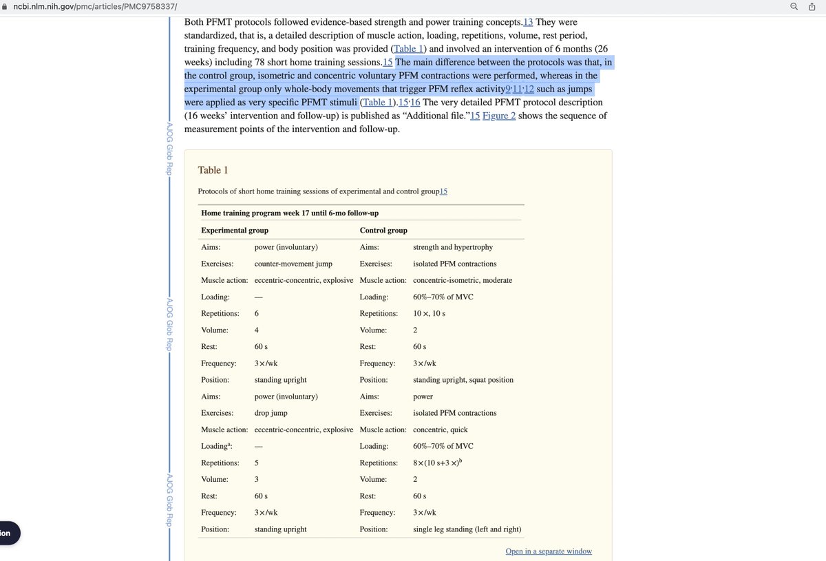 zzuuu's tweet photo. Reflexive pelvic floor training using high-impact whole-body movements has the potential to replace isolated pelvic floor exercises in women with stress urinary incontinence. https://t.co/O3X8OLWrEn #WomensHealth #SUI #pelvicfloor #research https://t.co/khA4W3UpN3