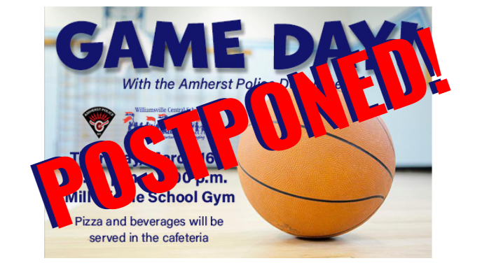 🚨Thursday's Game Day event with APD is postponed!🚨