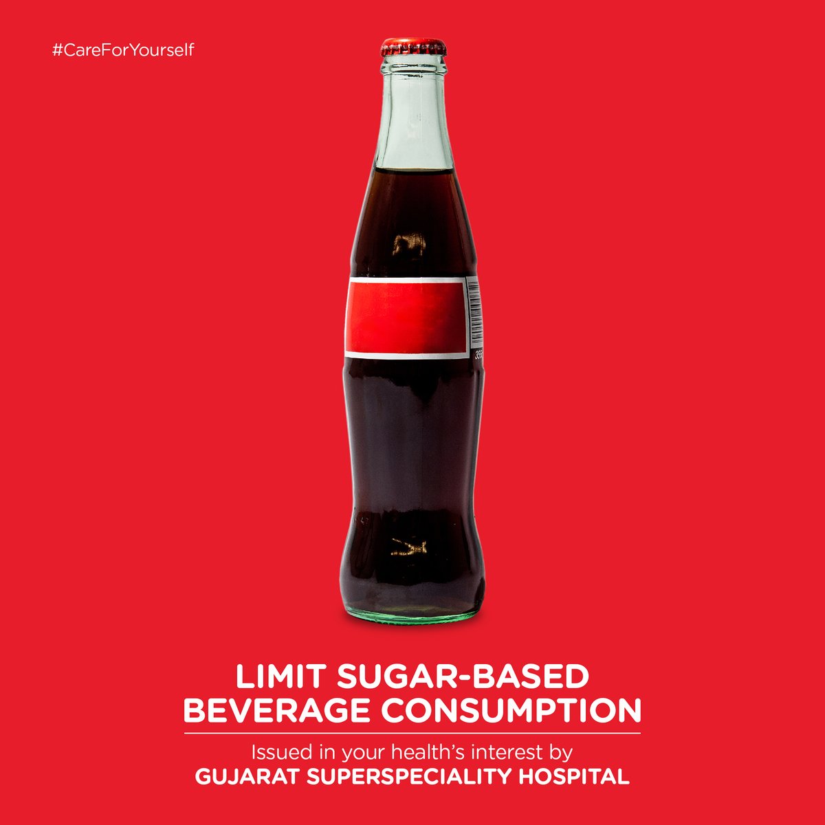 Large intake of Sugar-based beverages can prove to be harmful and result in Type 2 Diabetes, High Blood Pressure and even affect the liver. Stay healthy!

#healthtips #stayhealthy #careforyourself #diabetes #highbloodpressure #liverproblems #GujaratSuperspecialityHospital