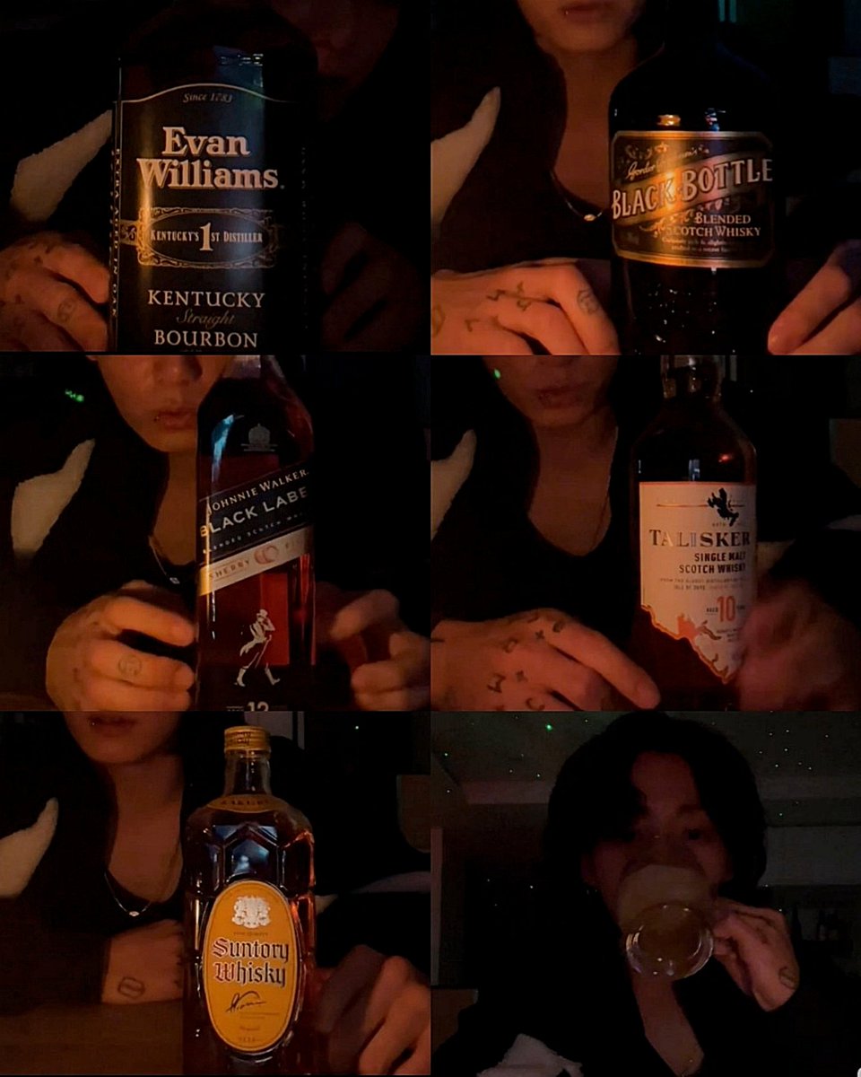 archivesofkook's tweet photo. jungkook’s whiskey collection. https://t.co/dgOseyGKVA