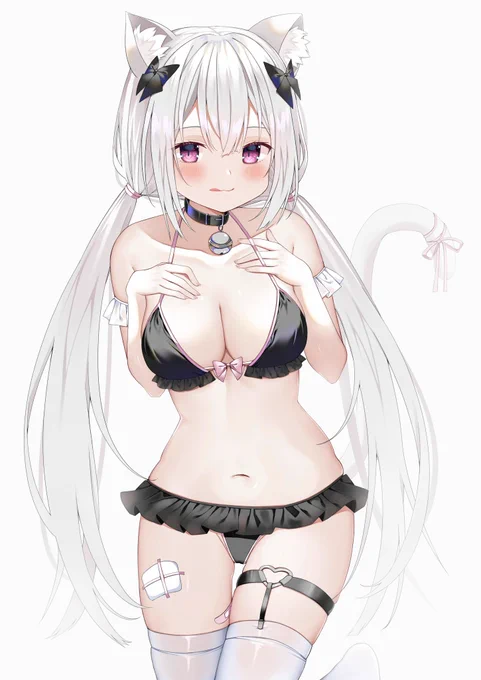 #オリジナルホワイトデーなので白猫さんを差し上げますฅ('꒳ `ฅ)ꪆ 